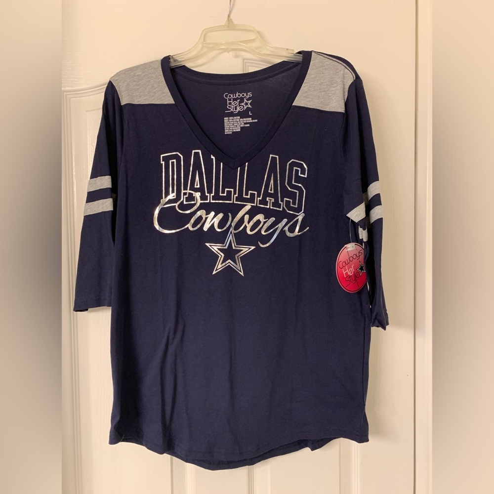 Cowboys 3/4 sleeve tshirt